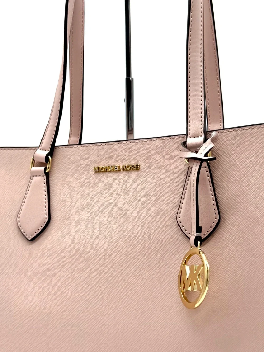 Michael Kors Bag Large Sheila Mf Tote Bag - Powder Blush